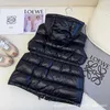 Gilets pour femmes designer 23 Automne / Hiver Nouveau design brodé à la taille pour un beau style empilable Mode Versatile Down Vest JGH1