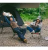 Möbler Naturehike Camping Aluminium Alloy Folding Moon Chair Outdoor Portable Beach Fishing Chair YL0809