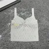 V Neck Camisole Women Shiny Crystal Vest with Padded Quick Drying Camis Summer Sexy Tanks