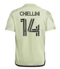 Version des ventilateurs et des joueurs 24 25 LAFC Soccer Jerseys 2024 2025 Vela Chiellini Acosta D.Bouanga Kaye Rossi Los Angeles FC Football Shirts Tillman C.olivera Men Kids Kit 16-4xl