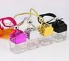4colors Car Hanging Perfume Cube Perfume Bottle Air Freshener Essential Oils Diffusers Fragrance Empty Glass Bottle GGA337922195835