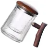 Wine Glasses Vertical Stripe Tea Cup Cups Of Coffee Double Bottom Whiskey Glass Infuser Mug Strainer Pretty Filter