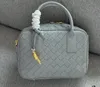 Designer - Spring new women's Totes handbag Crossbody briefcase Square braided camera bag 2024