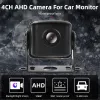 Kontrola 10.36 cala IPS Screen Screen Monitor 4CH Kamera nadzoru AHD 1080p Kolor Night Vehicle Cam Systems Parking wideo