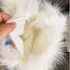 Caixas de tecido guardanapos dos desenhos animados klein cão azul elfo monstro caixa de tecido de pelúcia com pequeno grampo de cabelo diy sala mesa gaveta suporte de papel capa de caixa de papel