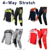 Moto Cross Mach Gear Zestaw Motocross Racing Jersey Pants Mountain rower offroad Zestawy Combo Męskie 4-drogi stretch garnitur