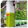 Potten Zelfwater gevende bloempot Stapelbare verticale plantenbak Muurophanging Duurzaam voor tuin Balkon Bloempot Home Decor Accessoires