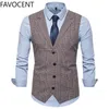 Mens Suit Vest Fashion Slim Fit Thin Plaid Men Waistcoat Tops Business Man England Style Man Leisure Suits 240312