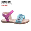 HBP Non Brand Wholesale Custom New Style Holiday Wind Girls Sandals Summer Kids Flat Kids Sandals