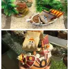 Decorations Resin Pirate Boat Ship Pirate King Merry Creates Scenery for Aquarium Fish Tank Bowl Climbing Pet Box Decoration to Avoid Sink