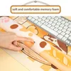 Geekshare Computer Mouse Pad Keyboard Wrist Rest Cat Cat Bakery Super Cute Big DeskMousePad Office Table Mat Gamingアクセサリー240314