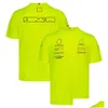 オートバイアパレル2022-2023 Forma 1チームTシャツF1レーシングTシャツ半袖夏の男性女性PUSサイズシャツ極端なスポーツJers OT8BU