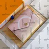 Женский градиентный красочный мини-квадратный кошелек-бумажник, сумки, держатель для карт, старый цветок, уличный кошелек 12x9,5x1,5 см M80387