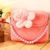 Sacs à dos 2020 nouveau mignon en trois dimensions fleur en peluche messager pochette princesse sac bébé fille enfant maternelle sac à bandoulière cadeauL2403