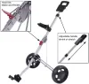 Trolley How True 2 Wheel Foldable Golf Push Cart Collapsible Golf Trolley Push Pull Golf Cart