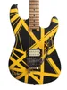 Bumblebee Black/Yellow Striped Series Relic Pup Floyd Rose Fat Bras Chitarra elettrica