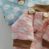 Vêtements Manteau en coton doux pour chat Sphynx, pull d'hiver chaud et doux, vêtements de détente de dessin animé pour animal de compagnie, pull rose mignon pour fournitures de chat Devon