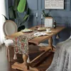 Table Cloth Bohemian Jacquard Colorful Geometric Runner Home Fabric Decorative Towel Cupboard Cover Manteles De Mesa