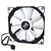 Cuillères SNOWMAN Computer Case Fan 12cm Silent 4PIN PWM Desktop Cooling CPU Pour PC