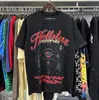 Hellstar T Shirt Rappe Man Caose Women Tshirt Rapper Umyj ciężki krótki rękaw Summer Top High Street T-shirt T-shirt T-shirt tees męskie koszule designerskie