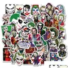 Car Stickers 50Pcs/Lot The Joker Sticker Iti For Diy Lage Laptop Skateboard Motorcycle Bicycle Drop Delivery Automobiles Motorcycles E Otxuf