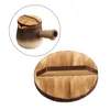 Set di stoviglie Coperchio di ricambio per teiera Coperchio rotondo Bollitore per il tè in legno per teiere da cucina domestica 600-800 ml Accessori in ceramica