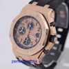 AP Relógio Moderno Relógio de Moda Royal Oak 26470OR Relógio Masculino 18k Ouro Rosa Automático Mecânico Suíço Relógio de Luxo Relógio Esportivo Diâmetro 42mm