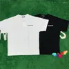 メンズTシャツブラックホワイトコールバクストンスポーツウェアデザインTシャツ男性女性1：1高品質のスローガンロゴグラフィックティーカジュアルトップ