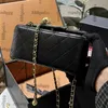 CC Borse Marchio di lusso Designer classico Crush Oro Perla Palla Mini patta Borsa trapuntata a reticolo di diamanti GHW Borse a tracolla a tracolla Out Ugbb