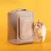 Portadores de gato pet saco de saída portátil transportadora mochila cão grande capacidade módulo espaço viagem casa fors