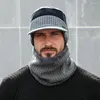 Arder – bandana écharpe confortable et chaud, ne se déforme pas facilement, corps élastique, pliable, rangement du cou, ensemble de chapeaux tricotés