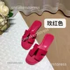 Summer Sandal Slipper Pattern Oranh 2024 Oran High Edition Sheep Flat Bottom Palm Designer Women Slip Slippers Sandals Beach Shoes 8DWC