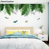 Wall Stickers Palm Tree Leaf Nordic Style Room Decoration Home Decor Living Tv Background Poster Wallpaper