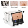 Dermabrasion Machine H2O2 Hydro Facies med smart huddetektor Deep Cleaning Professional 6 i 1 Hydrofacials Machine