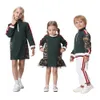 Kinder 1 bis 14 Herbst-Winter-Kapuzenpullover, dehnbar, weiches Kleid, Rollkragenpullover aus Baumwolle, passende Familienkleidung 240311