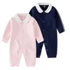 Designer Neonato Pagliaccetti Bambino Bambina Ragazzo Abbigliamento in cotone Lettera di marca Stampa Tuta infantile Pigiama Abbigliamento per bambini di design Outfit