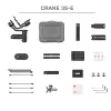 Têtes ZHIYUN grue officielle 3S/Crane 3SE 3 axes stabilisateur de poche bras extensible charge utile 6.5 KG pour caméras vidéo DSLR cardan