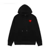 Hoodies Hoodies Sweatshirts Designer Play Commes Juins des Garcons LETTRE DE LETTRE LONGE LONGE FEMMES DE COEUR ROUGE DE RED