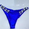 Juwelen Strass Bikini Set Dames Koningsblauw 2 Delig Badpak Luxe Badpak Cover Ups Badmode 240308