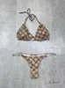Bikini Tasarımcı Mayo Ünlü Tasarımcı Mayo Kadınlar Vintage Thong Micro Cover Up Womens Bikini Setleri Mayo Basılı Mayo Takımları Yaz Plajı Wear 118