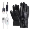 Guantes calefactables eléctricos de invierno para hombre y mujer, resistentes al viento, para ciclismo, cálidos guantes de esquí con pantalla táctil, alimentados por USB, 201104313q