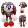 Fabrikanten groothandel 4 stijlen van 30 cm egel Sonic knuffels cartoon film en televisie games perifere poppen voor kindercadeaus