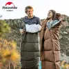 Gear Naturehike Sac de Couchage Enveloppe en Coton Épaississant Ultraléger Camping en Plein Air Voyage Portable 3 Saisons Chaud Respirant avec Chapeau