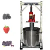 12l 22l 36l casa manual hidráulico espremedor de frutas uva mirtilo amoreira presser máquina suco aço inoxidável