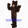 Maskottchenkostüme Langes Fell Brauner Grizzlybär Ursus Arctos Maskottchenkostüm Zeichentrickfigur Boutique Geschenk Zuneigung Ausdruck Zx593