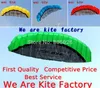 High Quality 250cm Dual Line 4 Colors Parafoil Stunt Kite Whole Parachute Sports Beach Outdor Easy To Fly3555157