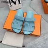 Женские сандалии Chypres Sandal Slippers Slipper Men Men Women Loder Lebese Onuine Leather Slides толстые шлепанцы u9wg Z9ny Snax 03HQ E7WG