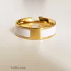 Bague de créateur en or et argent, nouveau design de haute qualité, bijoux classiques en titane pour hommes et femmes, bagues de couple, bande de style moderne