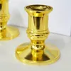 20x Gold Pillar Candle Base Taper Candle Holder Candlestick Christmas Party Decor 240314