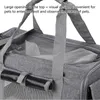 Dog Carrier Travel Bag Large Cat Box Transformable With Wheels And Safety Zipper For Easy Storage